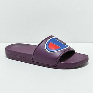 Champion Berry Logo Slide Sandals
